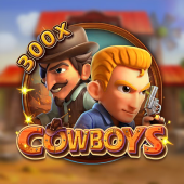 Cowboys slot icon showing sheriff badge and wanted poster art